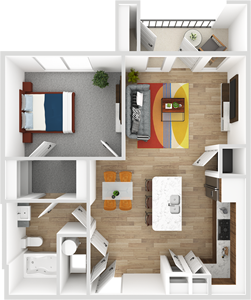 A1 - One Bedroom / One Bath